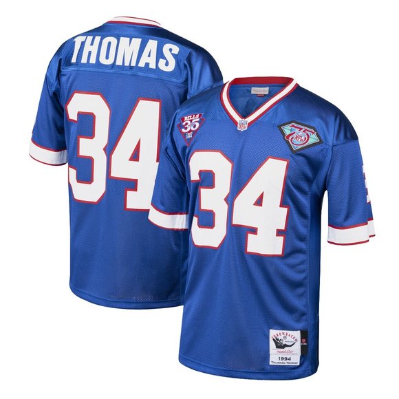 Thurman Thomas Buffalo Bills Mitchell & Ness 1994 Authentic NFL Jersey - Picture 5 of 5